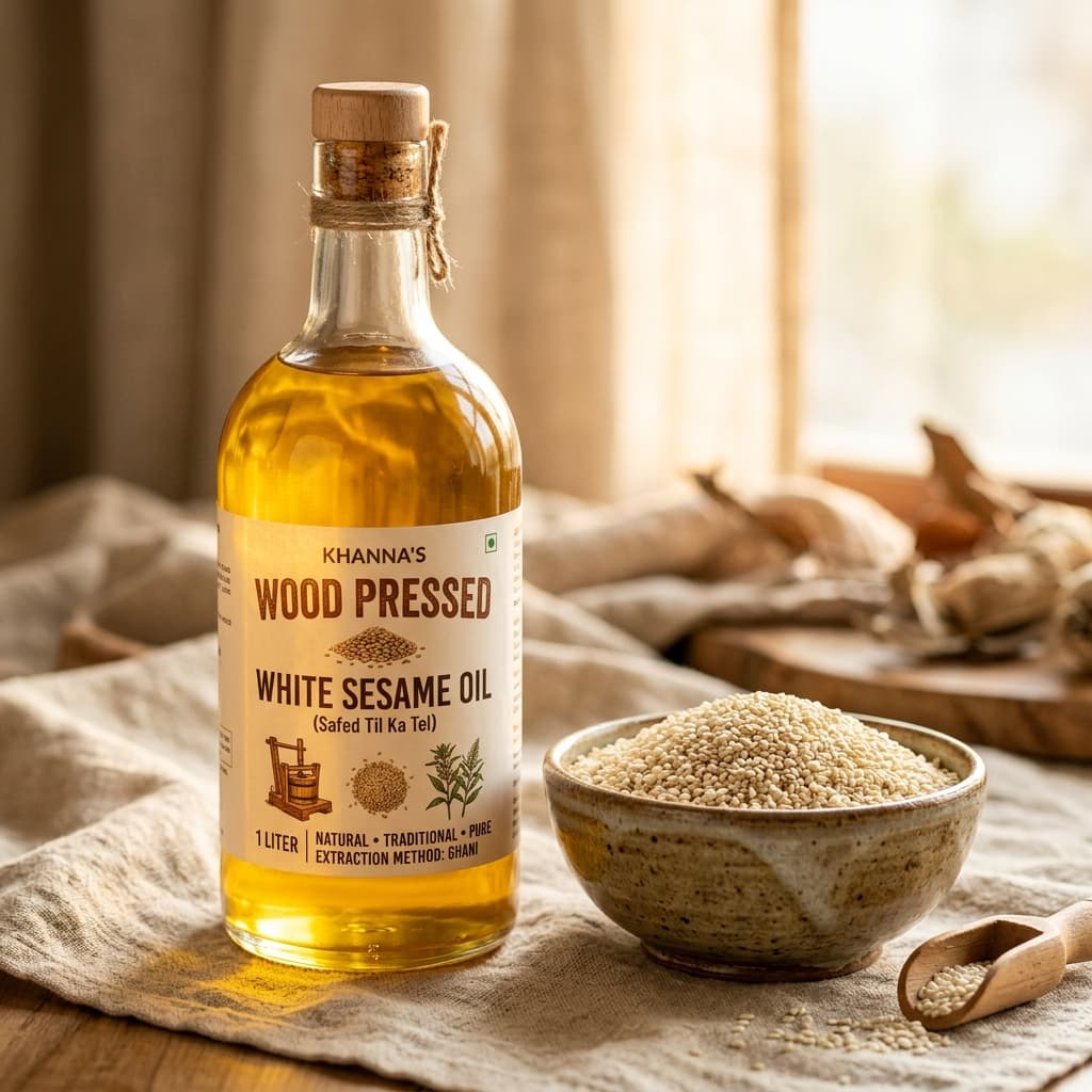 Safed Til Sesame Oil (White Sesame)